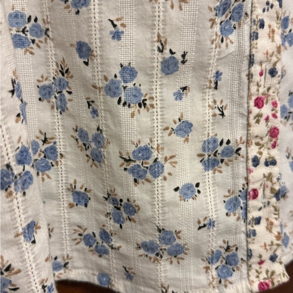 Sezane tiny shirt patchwork mini flowers - Picture 4 of 8